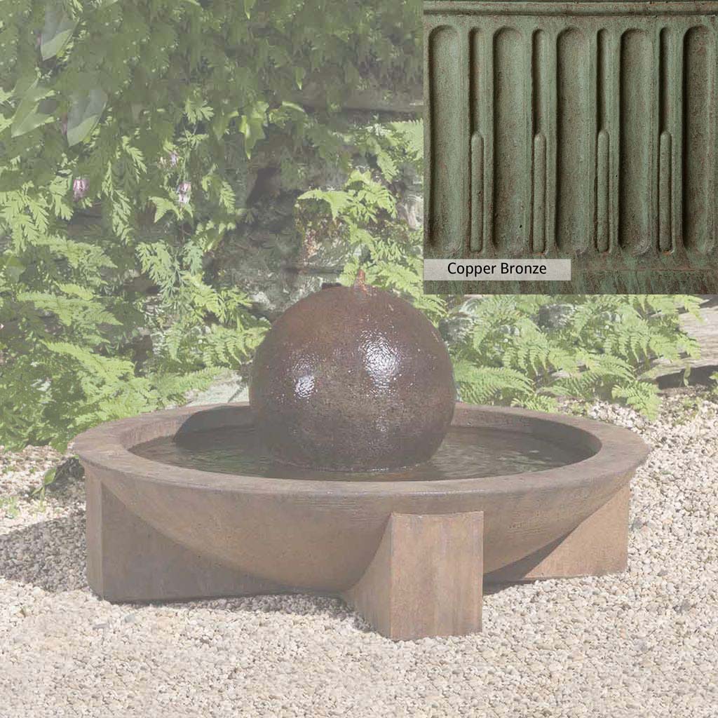 Campania International Low Zen Sphere Fountain