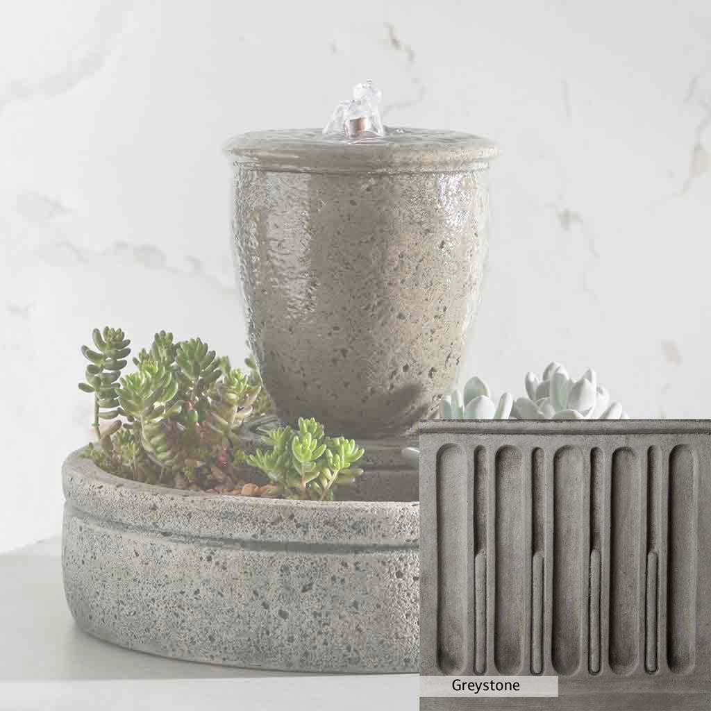 Campania International M-Series Rustic Spa Fountain with Planter