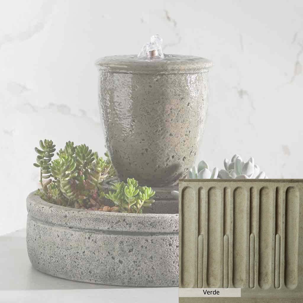 Campania International M-Series Rustic Spa Fountain with Planter