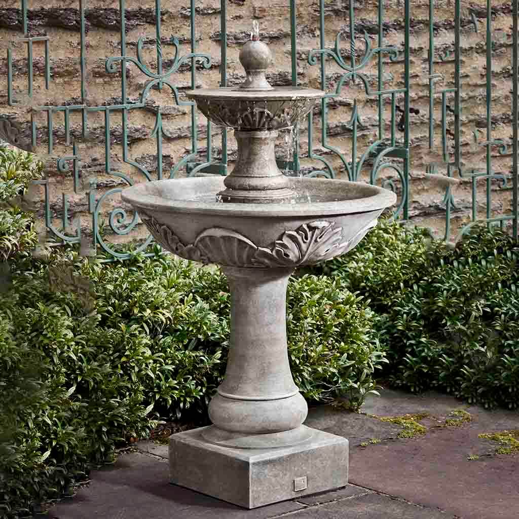 Campania International Acanthus Two Tiered Fountain