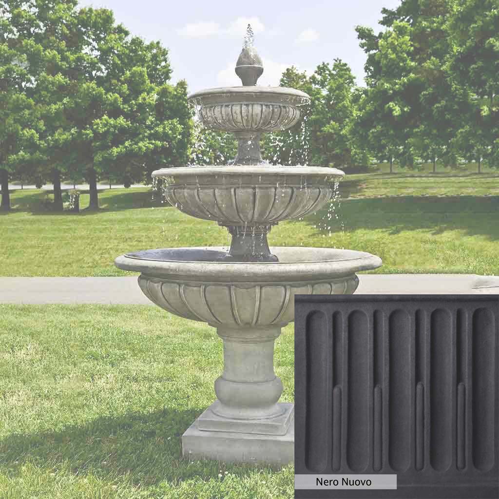 Campania International Three Tier Longvue Fountain