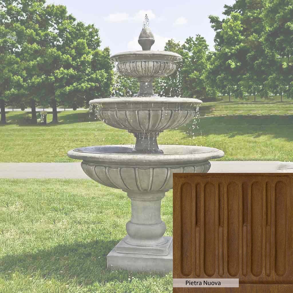 Campania International Three Tier Longvue Fountain