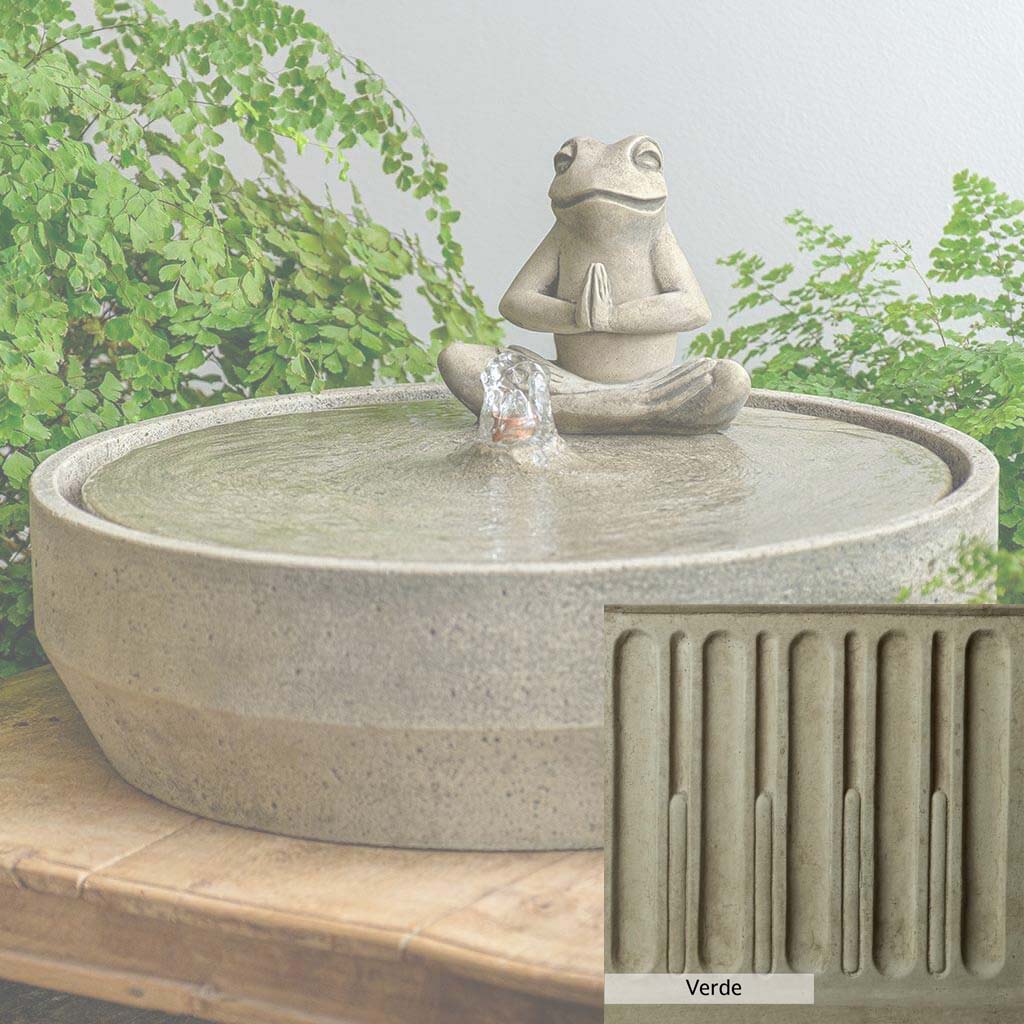 Campania International Yoga Frog Beveled Fountain