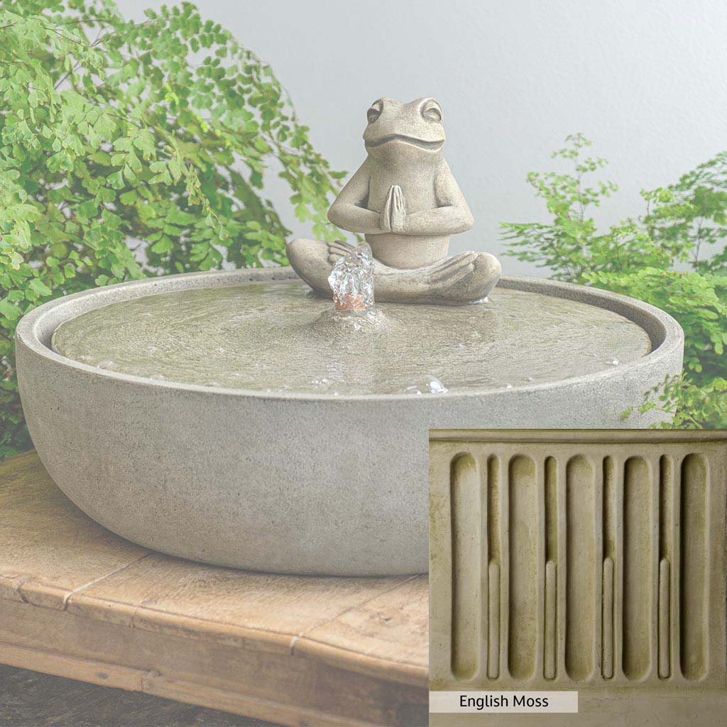 Campania International Yoga Frog Fountain